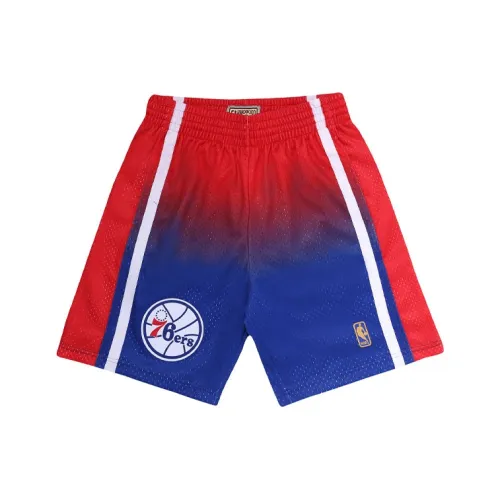 MITCHELL NESS Баскетбольные шорты Мужские Красный Королевский синий