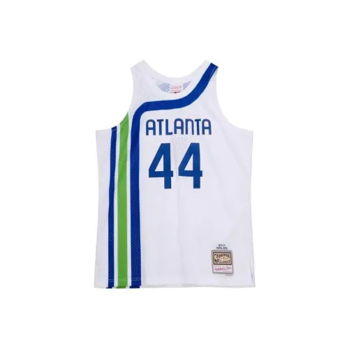 Mitchell Ness Белая мужская баскетбольная футболка