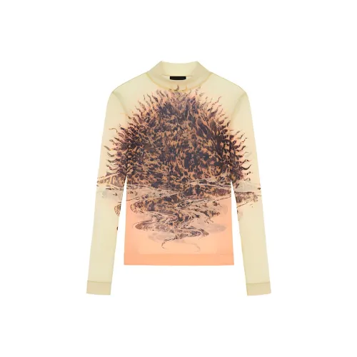 Givenchy Лимонно-желтые Женские Рубашки T