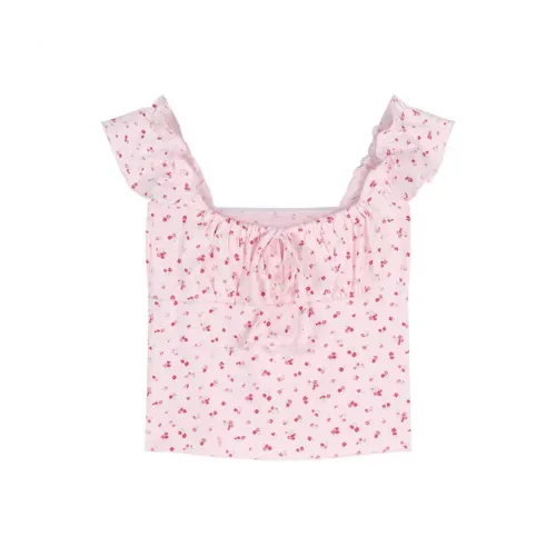 PLAY BUSH Розовые Женские Футболки