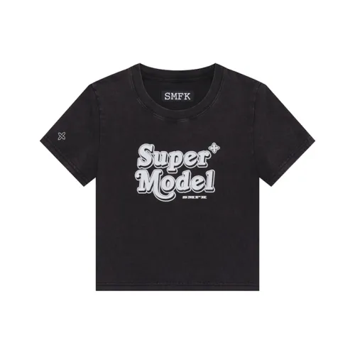 SMFK Штормовой серый Женские короткие топы