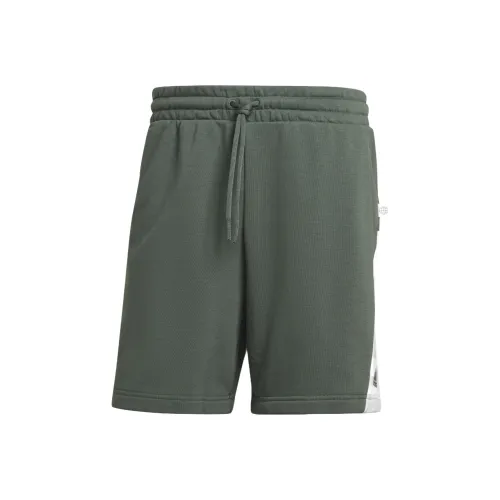 Adidas Оливково-зеленые Мужские спортивные шорты
