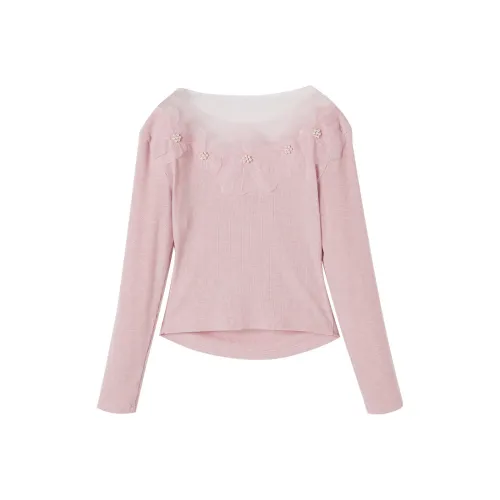 XIANGYING Розовые Женские Футболки