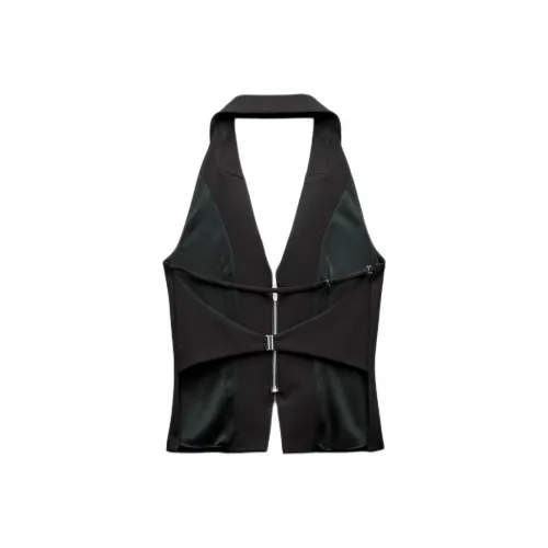 ZARA Черные Женские Майки