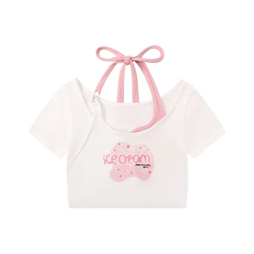 PLAY BUSH T-рубашка Женская Белая