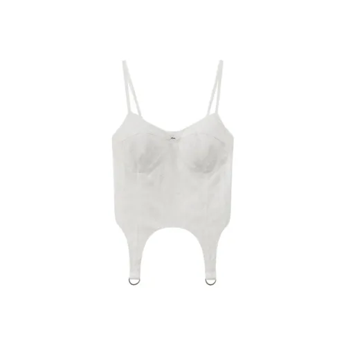 CHUU Белый Женские Майки