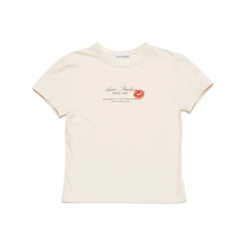 ACNE STUDIOS SS25 Стандартная Рубашка T Женская