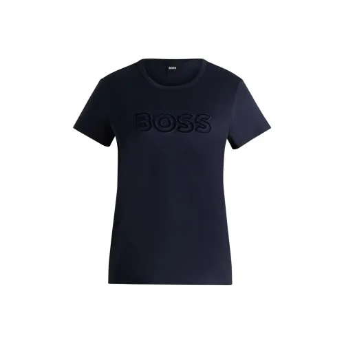 Hugo Boss Темно-синие Женские Рубашки T