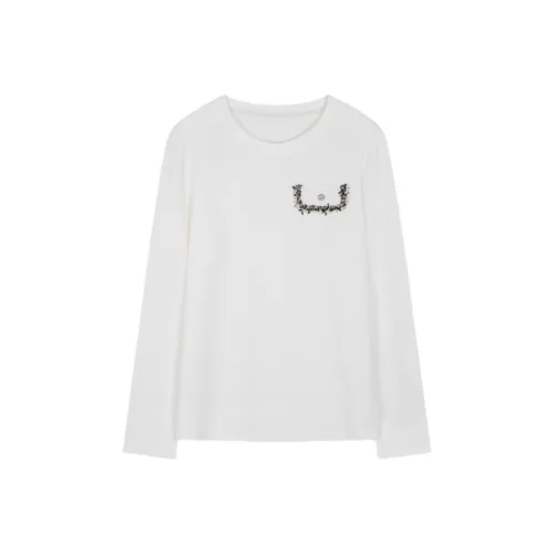 MOHANYIMEI Белый Женские T-рубашки