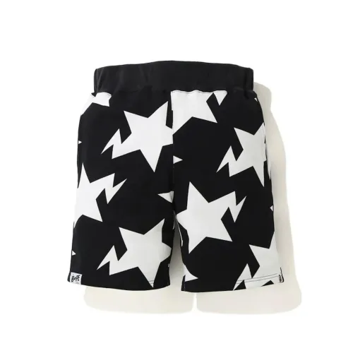 A BATHING APE Мужские спортивные шорты черного цвета