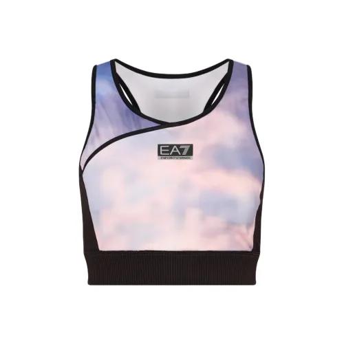 EMPORIO ARMANI EA7 Майка Женская Синяя