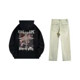 Чёрный + Грязно-жёлтый