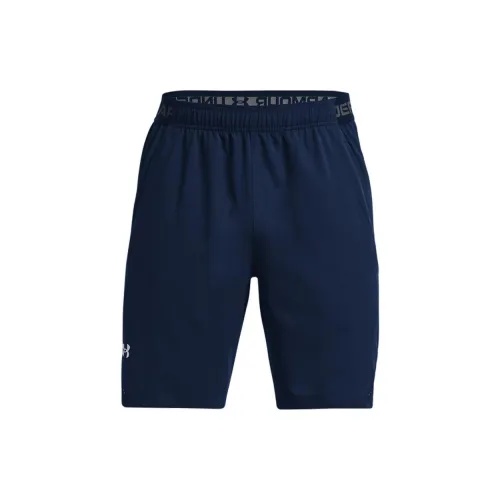 Under Armour Темно-синие спортивные шорты для мужчин