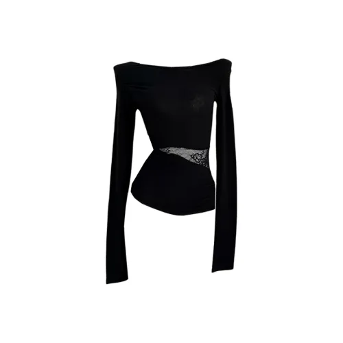 TORIGHT Черные Женские T-рубашки