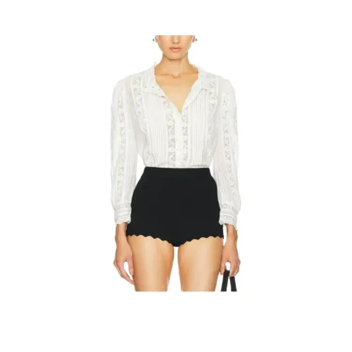 LOVESHACKFANCY T-рубашка Женская Белая