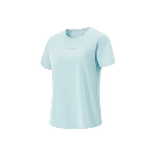 Лайнер Fitness Series T Shirt Женская Светлый Ледяной Синий