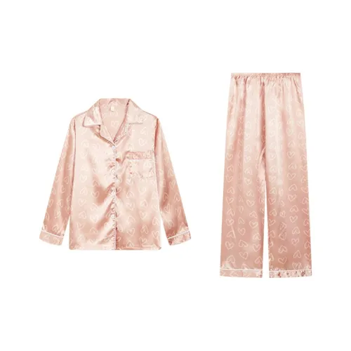 MIANQU Розовый Женский Пижамный Комплект