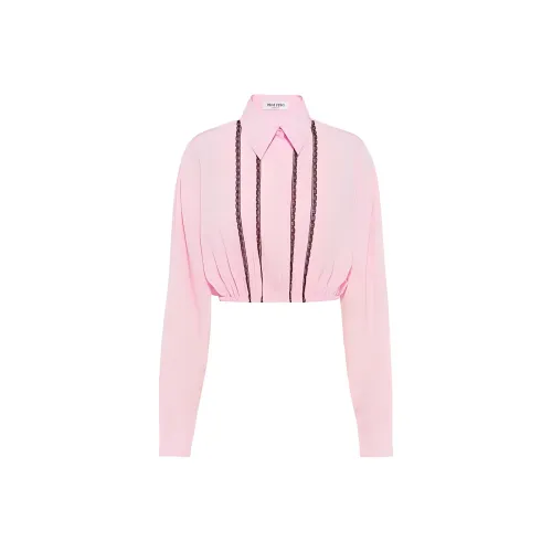 MIU MIU FW22 Рубашка Женская Розовая