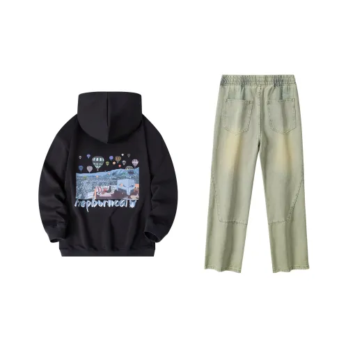 Hepburn Cat Унисекс Свитшоты Наборы