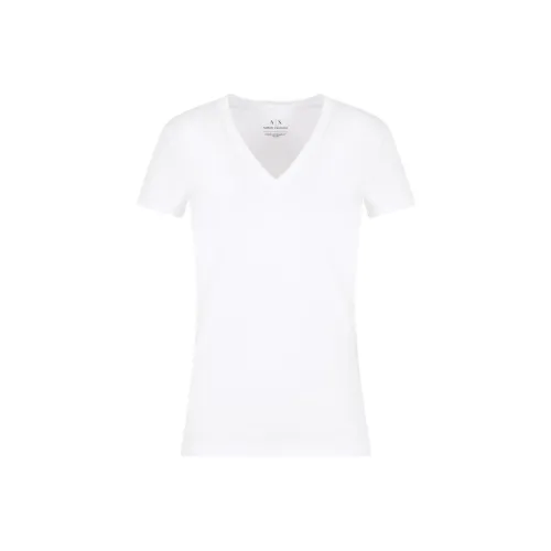 ARMANI EXCHANGEAE Стандартная T-рубашка Женская Белая