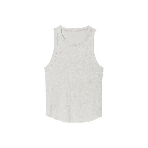 Victoria's Secret Розовый Высокий Воротник Ткань в Трикотаже Танк Вереск Камень Серый Майка Женская Лаймово-Серый