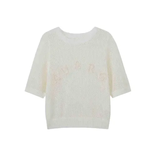 Homemade Willow Silk T-Shirt Женская Whispering Breeze Light Beige