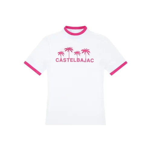 CASTELBAJAC Стандартная T-рубашка Женская Белая 101