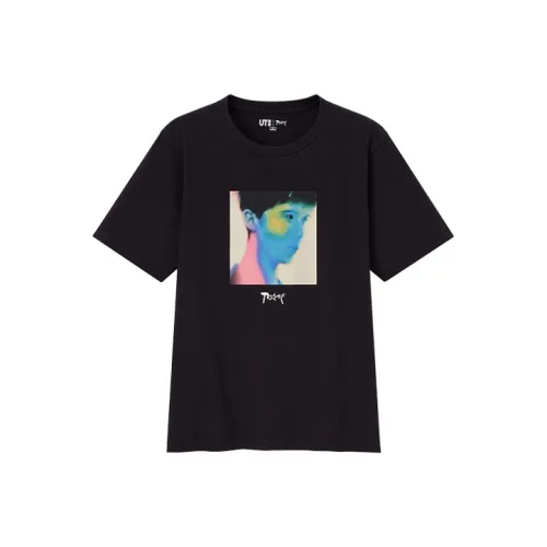 UNIQLO Черные Женские Футболки