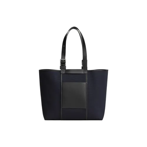 HERMES Etriviere Pocket Hunter Корова с Swift Телячья кожа Сумка сумка через плечо Мужской Темно-синий Черный