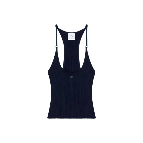 COURREGES SS25 Майка Женская Черный Черный