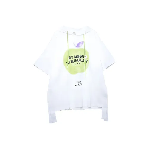 MUGUOGUOMU T-рубашка Женская Экрю