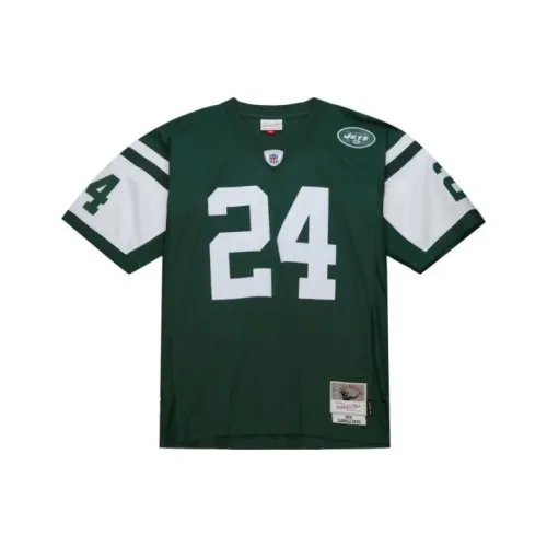 Mitchell Ness Зеленый Мужской Футбольный Джерси