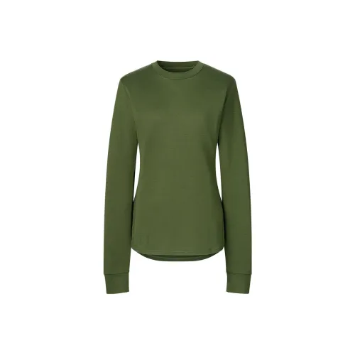 UNIQLO Оливковые Женские Футболки