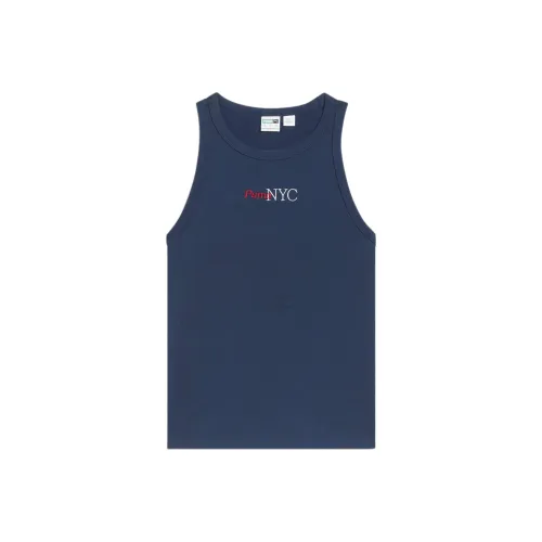 PUMA NYC Коллекция Бег Laps Женская Майка Женская Морской Синий