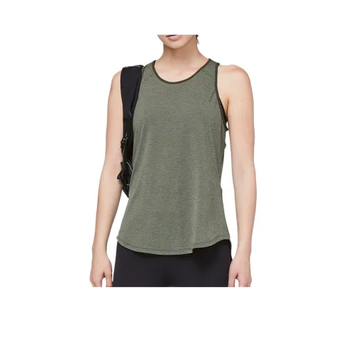 lululemon Майка Женская Темно-Зеленая