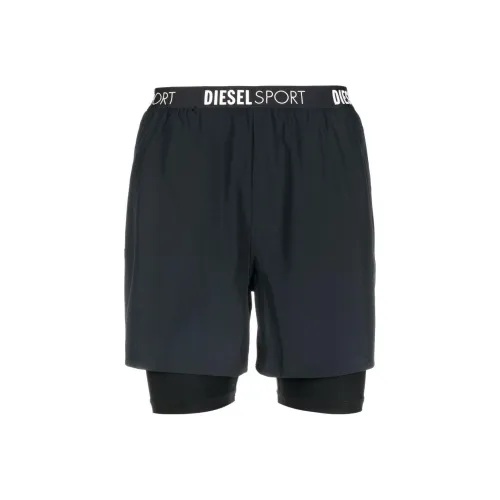 DIESEL Sport Черные Мужские Спортивные Шорты