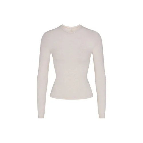 Skims Овсяный/Вереск Овсянка Женские Т-рубашки