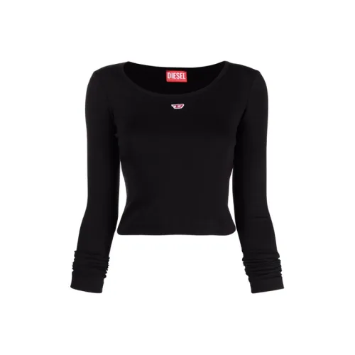 DIESEL Черные Женские Футболки