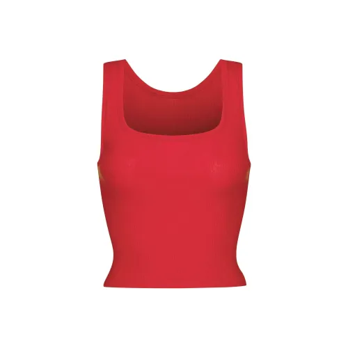 SKIMS Праздничная коллекция FW24 Майка Женская Клюква Клюква