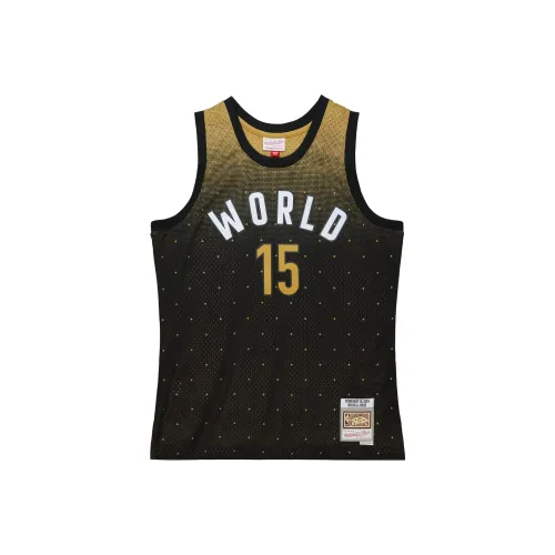 Mitchell Ness Черная Унисекс Баскетбольная Джерси