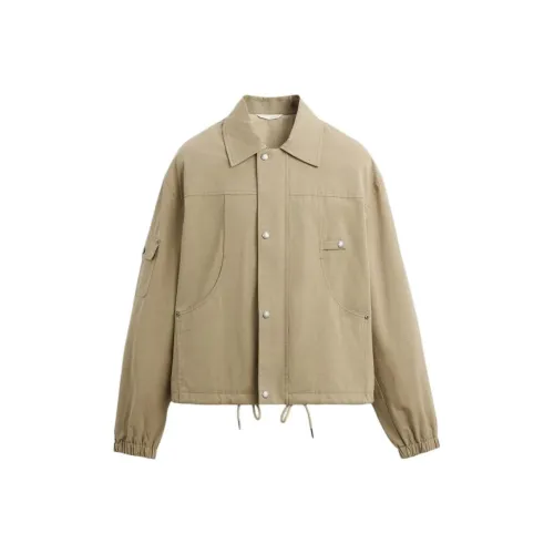 ZARA Бежевый Мужской Куртки