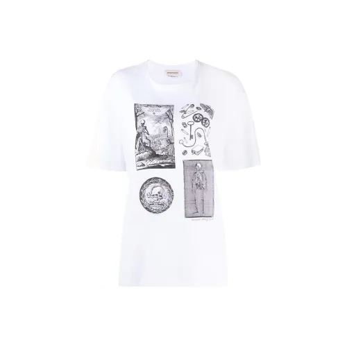 Alexander McQueen Белые Женские Футболки