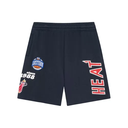 MITCHELL NESS Баскетбольные шорты Мужские Синий Черный