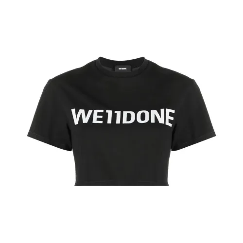 WE11DONE FW22 T-Shirt Женская Черная