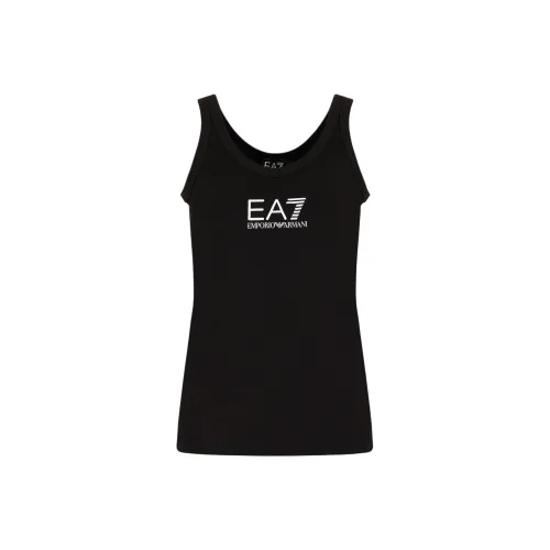 EMPORIO ARMANI EA7 SS24 Майка Женская Черная