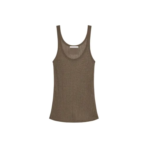 Helmut Lang SS25 Майка Женская Коричневая