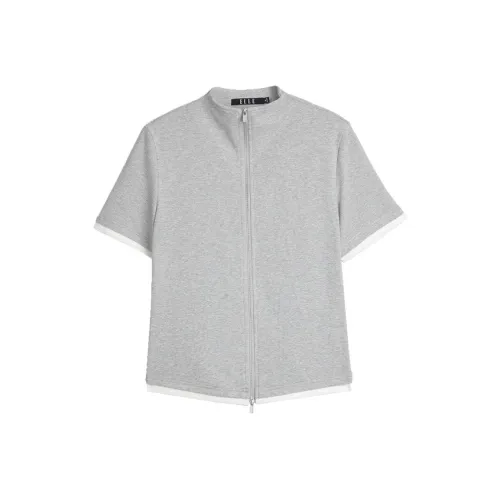 ELLE T Рубашка Женская Средняя Серая