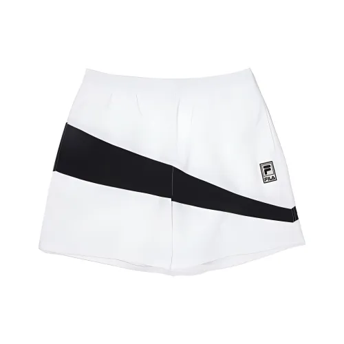 FILA белые унисекс спортивные шорты