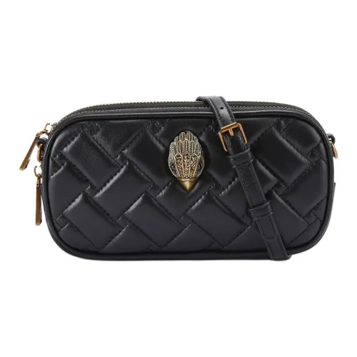 Kurt Geiger London Кожа Плечевая сумка Стандартная Женская Черная