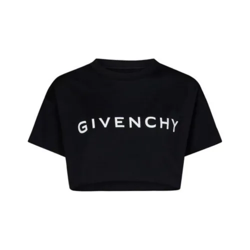 GIVENCHY SS23 CROP TOP Женский Черный